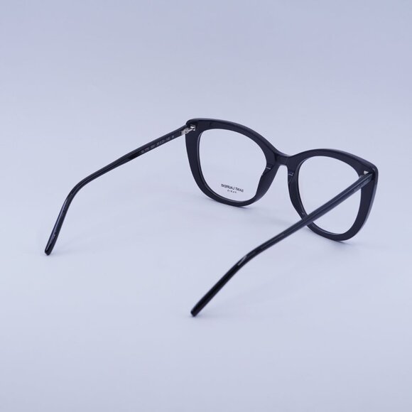 Saint Laurent SL778 001 Eyeglasses Black 55mm Square Frame - Picture 5 of 11